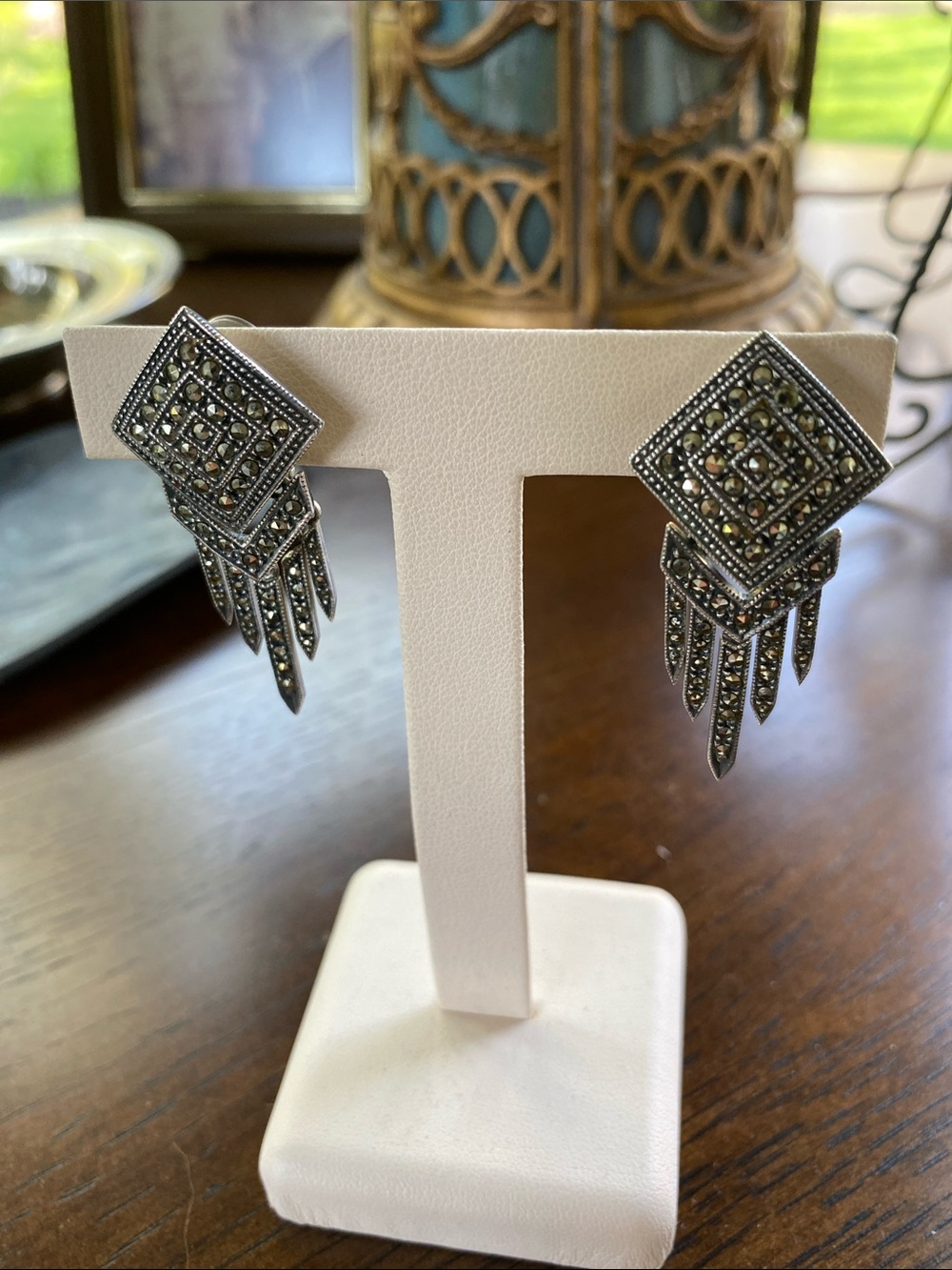 Judith Jack Sterling Earrings